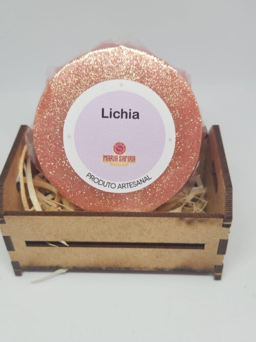 MSF 001 - SABONETE ARTESANAL DE LICHIA - Imagem 1