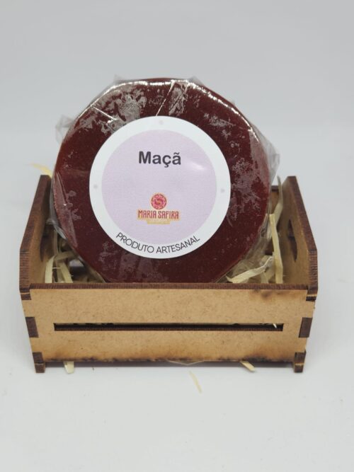 MSF 007 - SABONETE ARTESANAL DE MAÇÃ MADURA - Imagem 2