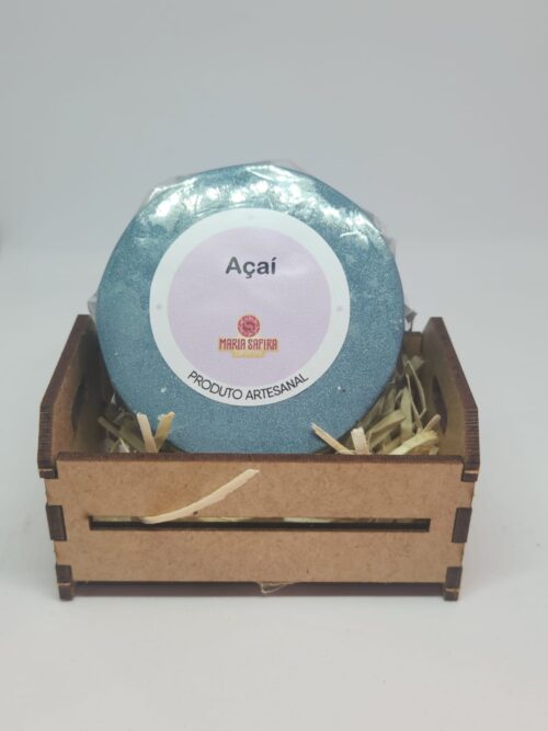 MSF 006 - SABONETE ARTESANAL DE AÇAÍ - Imagem 1