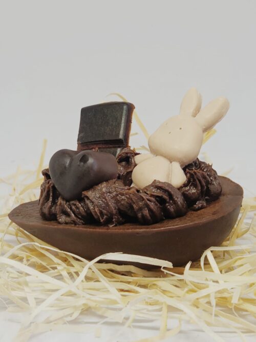 MSP 006 - SABONETE OVO DE PÁSCOA COM CHOCOLATE BELGA E CHOCOLATE CACAU SHOW - Imagem 1