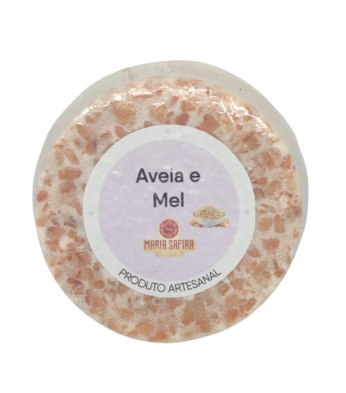 MSS 008 - SABONETE ARTESANAL DE AVEIA E MEL - Imagem 1