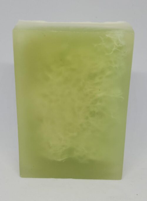 MSS 010 - SABONETE ARTESANAL DE ALGAS AERADO COM BUCHA VEGETAL - Imagem 1