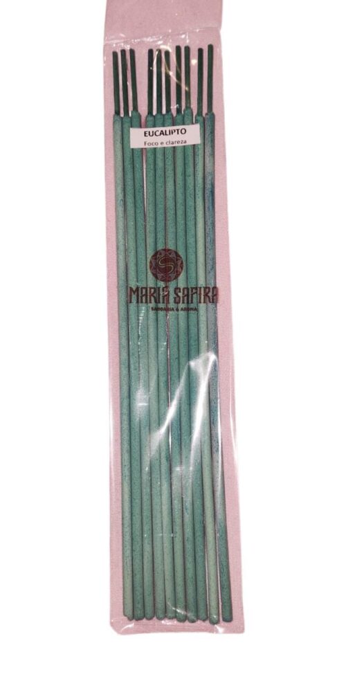 MSI 041 - Incenso Natural Maria Safira de EUCALIPTO - Imagem 1