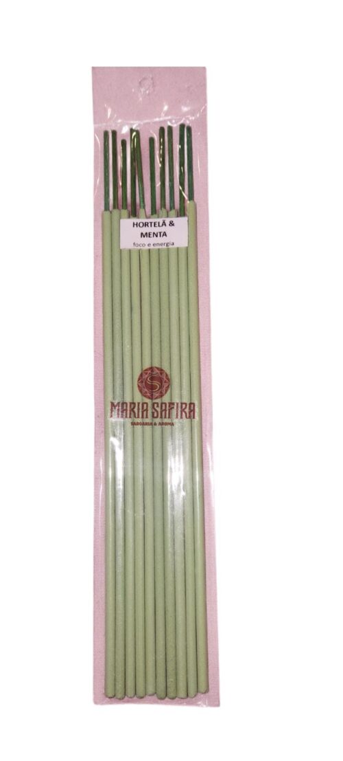 MSI 044 - Incenso Natural Maria Safira de HORTELÃ e MENTA - Imagem 1